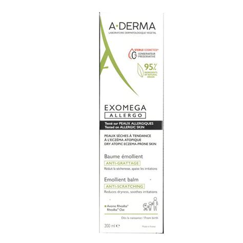 A Derma Exomega Allergo Emollient Balm B