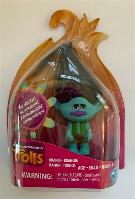 Trolls DreamWorks Branch Figure with Printed Hair With Flair | #4623709165