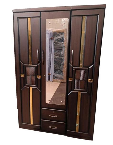 3 Doors 6 25x4 5 Wooden Wardrobe With Locker At Rs 22500 Piece In