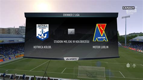 FIFA 16 Kotwica Kołobrzeg Motor Lublin eWinner 2 liga 2022 2023