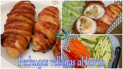 Pechugas Rellenas Envueltas En Tocino Picadillo Pollo Recipes