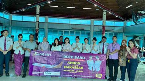 Batik Air Mulai Terbangi Rute Ambon Makassar Malukuterkini