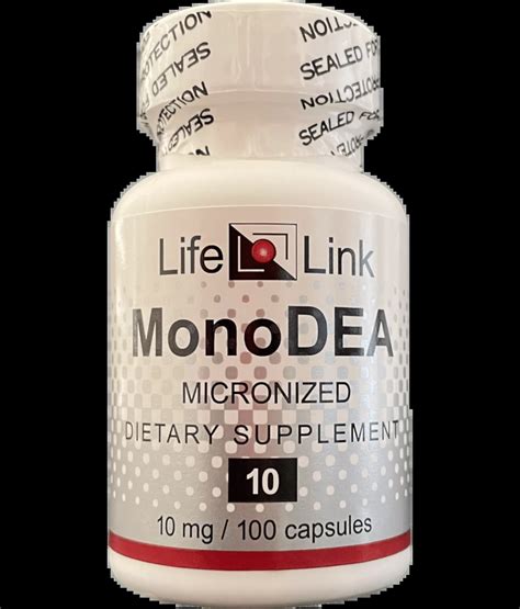 MonoDEA DHEA Dehydroepiandrosterone 5 Mg X 100 Capsules LifeLink