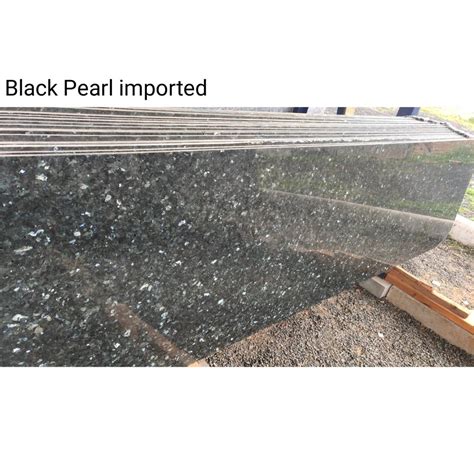 Black Pearl Imported Granite Slab For Countertops Thickness Mm At