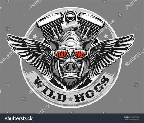 1,422 Biker Hog Images, Stock Photos & Vectors | Shutterstock