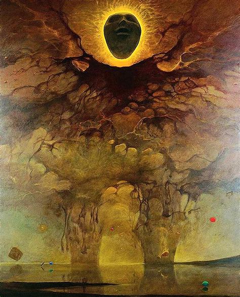 Famous Zdzislaw Beksinski Paintings 1929 Sanok Poland Painting By