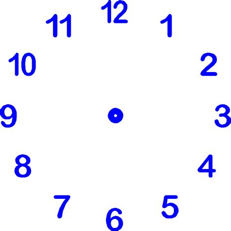 Clock Numerals