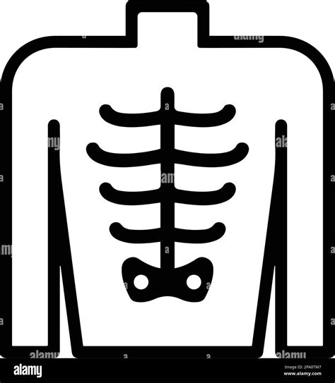 Icono De Rayos X Radiología Gráficos Vectoriales Uso Para Proyectos