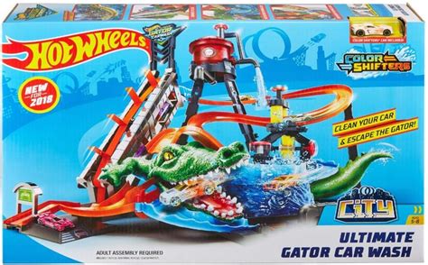 The Hot Wheels Ultimate Gator Car Wash Playset