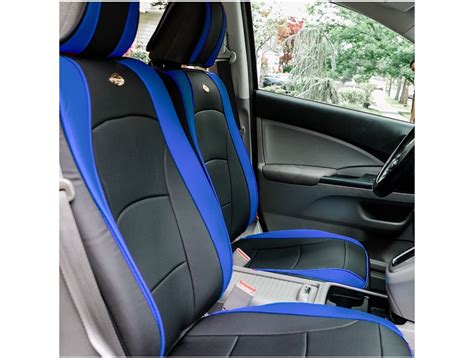 Fh Group Ultra Comfort Leatherette Seat Cushions Pu Blueblack Rt