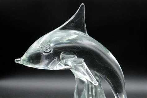 Sold Price Licio Zanetti Italian Murano Glass Dolphin Sculpture