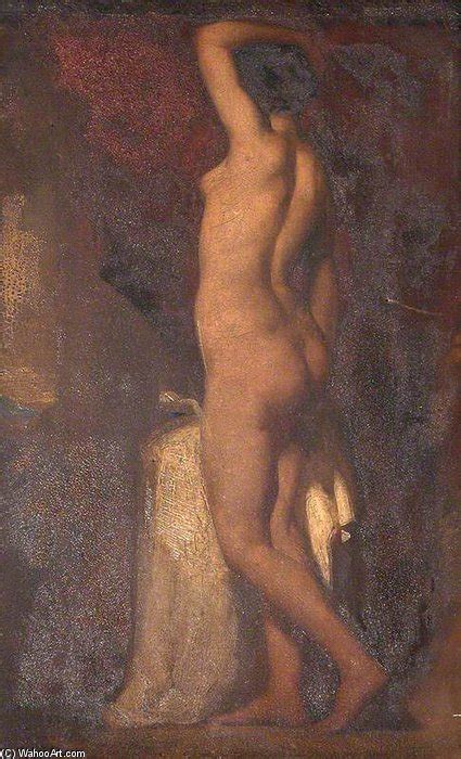 Paintings Reproductions A Standing Female Nude By William Etty 1787