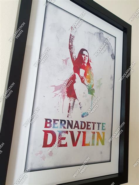 Bernadette Devlin Abstract Art A3 Print. | Proclamation Prints