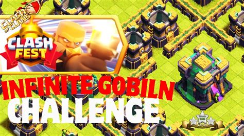 Easily Star The Infinite Goblin Challenge Clash Of Clans Youtube