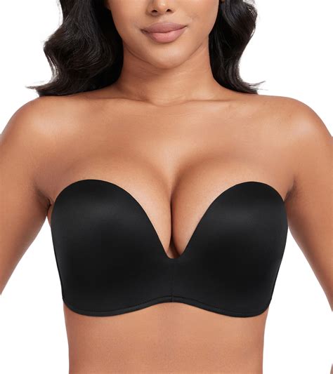 Strapless Front Buckle Lift Bra Women Wireless Non Slip Invisible Push