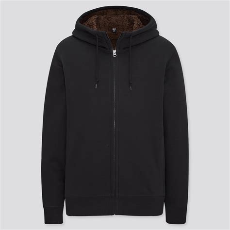 Pile-Lined Sweat Long-Sleeve Full-Zip Hoodie | UNIQLO US