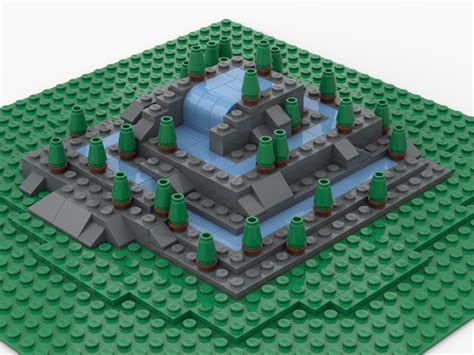 Lego Moc Micro River Landscape By Norahusby Rebrickable Build With Lego