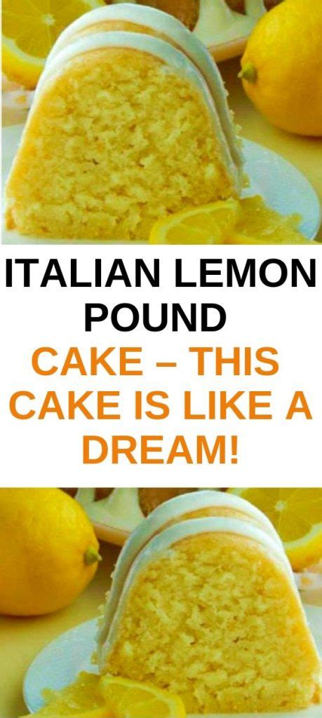 Italian Lemon Pound Cake Artofit