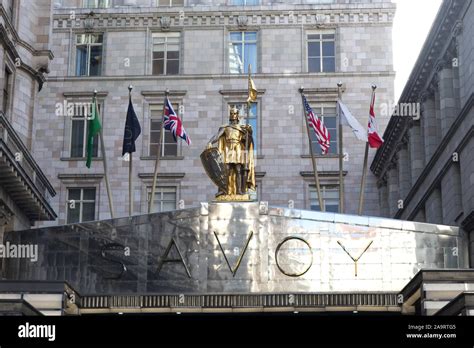 The Savoy hotel London Stock Photo - Alamy