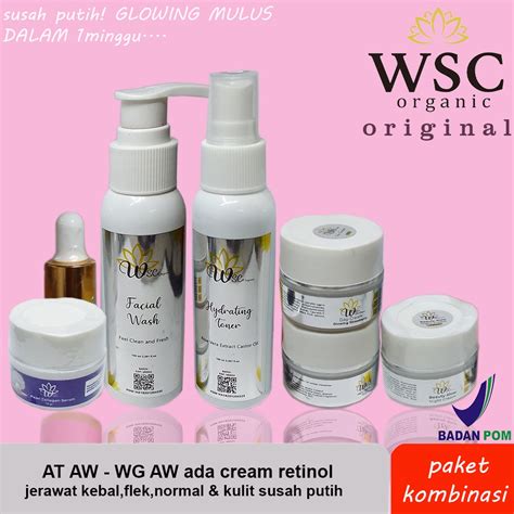 Jual Wsc Organic Skincare Paket Kombinasi Wsc Organik Skincare At Aw Wg