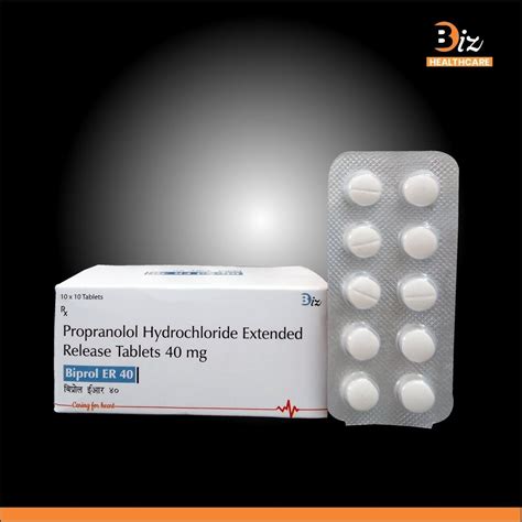 Propranolol 40 Mg Tablets At Rs 80 Box Propranolol Hydrochloride