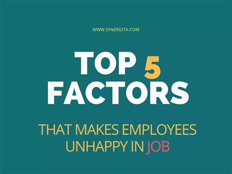 Top 5 factors that make employees unhappy at Job | PDF