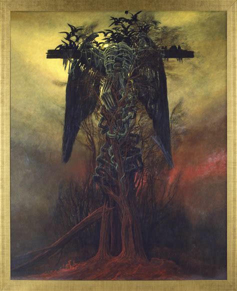 Zdzisław Beksiński Obraz Aa76 Bekspl