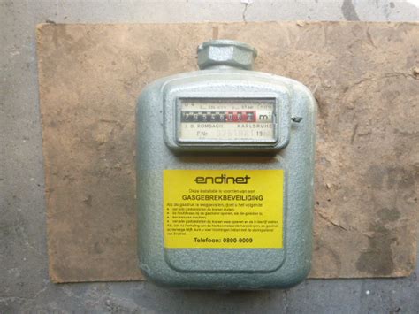 Een Pijp Gasmeter Jb Rombach G4 1980 Bronnenboek