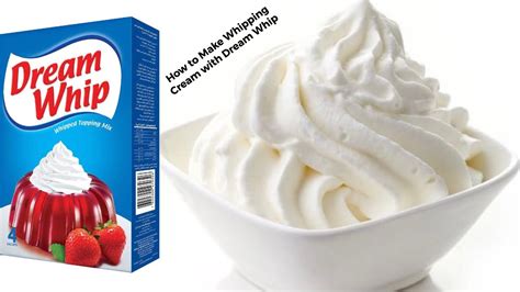 How To Make Whipping Cream Easily With Dream Whip Five In Kitchen