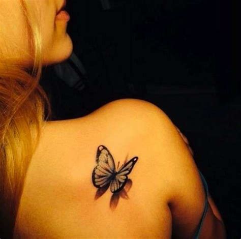 Tatuajes 3D fotos de los diseños Tatuaje 3D mariposa vuelo Tatuaje