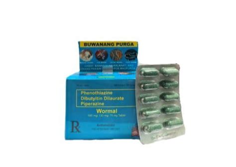 Wormal Dewormer New And Improved Formula Tablets Lazada Ph