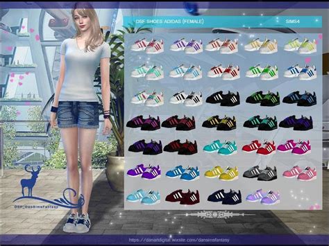 DansimsFantasy - The sims 4. DSF SHOES ADIDAS (female) Download