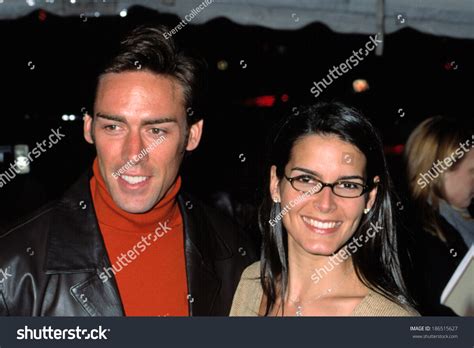 Jason Sehorn Angie Harmon Premiere Bridget Stock Photo 186515627 ...