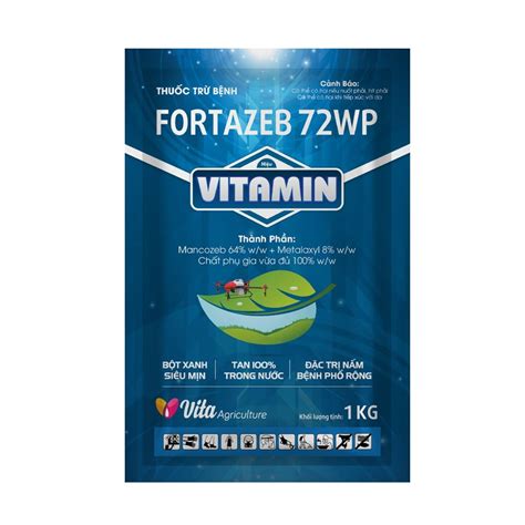 THUỐC TRỪ BỆNH FORTAZEB 72WP HIỆU VITAMIN - Công Ty TNHH Vita Agriculture