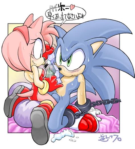 Rule 34 Amy Rose Anthro Balls Blue Fur Blush Bondage Cfnm Chains Clothed Female Nude Male