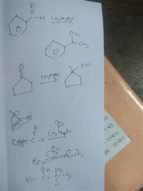 1. Using appropriate Grignard reagent, suggest synthesis of following ...