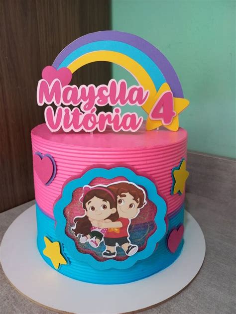Bolo De Aniversário Maria Clara E Jp - Bolos decorados Maria Clara e jp | Aniversario infantil, Bolos infantil ...