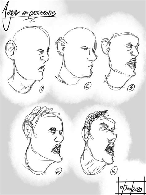 Facial Expressions For Anger By Romeovlooh On Deviantart