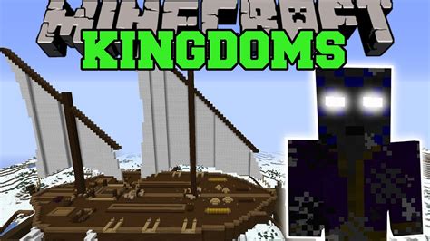 Minecraft Kingdoms Of The Overworld Giant Ship Of Doom Mod Showcase