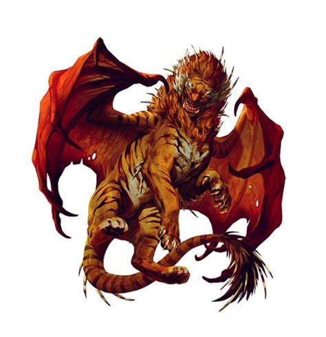 Manticore - Pathfinder 2E PFRPG DND D&D 3.5 5E 5th ed d20 fantasy ...