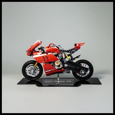 Acrylic Display Stand For LEGO Technic Ducati Panigale V4 R 42107