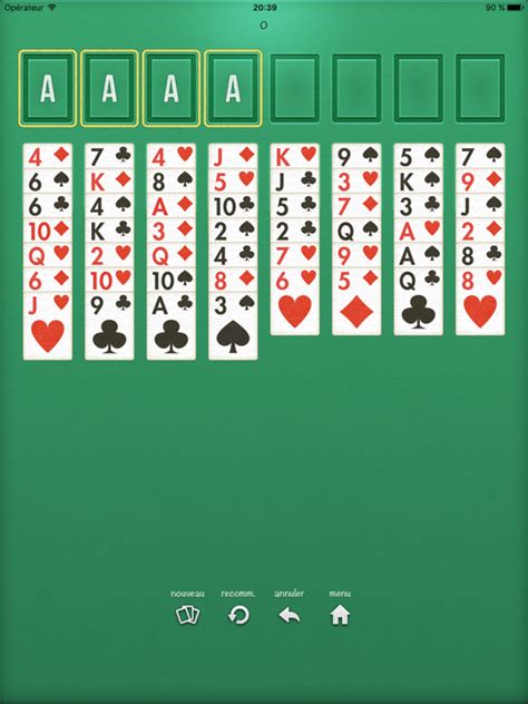 Télécharger Freecell Solitaire Gratuit et en français pour iPad sur l