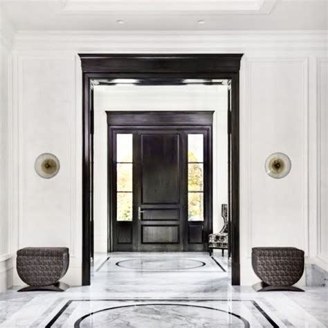 Pin By Noelle Penn On Its A Black And White Life Floor Design Foyer