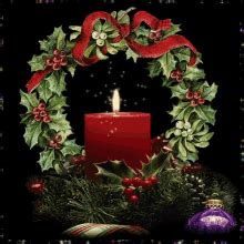 Christmas Wreath Gif GIFs | Tenor