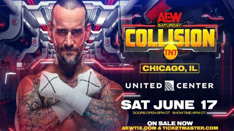 AEW Announces Official Return Of CM Punk At Collisions Debut Show TPWW