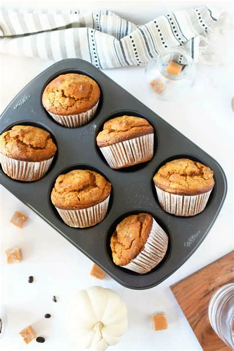 Jumbo Pumpkin Muffins With Caramel Savvy Saving Couple