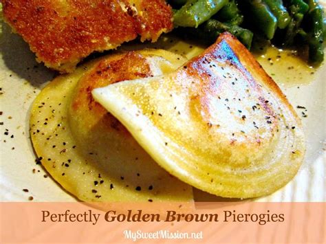 Perfectly Golden Brown Pierogies Pierogies Yummy Food Side Dishes Easy