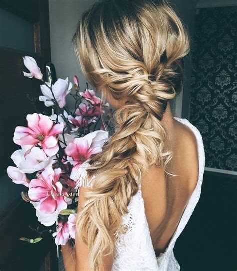 Loose Fishtail Bridal Braid Wedding Inspo Braided Hairstyles