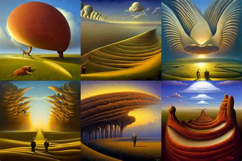 A Man Deep In Thought By Vladimir Kush Stable Diffusion OpenArt