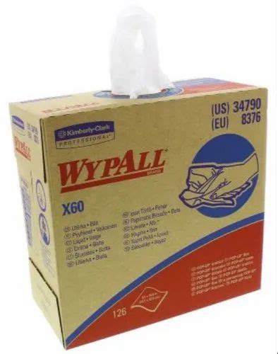 Kimberly Clark Wypall X60 Reusable Wipers Pop Up Box White 34790 At